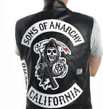 Sons Of Anarchy Embroidery Leather Jacket