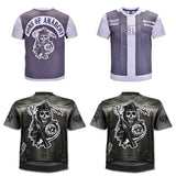 Sons of Anarchy man tees punk T-shirts
