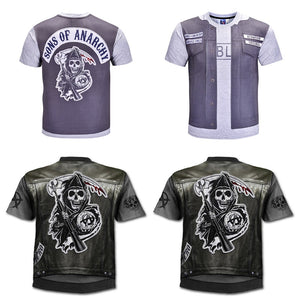 Sons of Anarchy man tees punk T-shirts