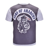 Sons of Anarchy man tees punk T-shirts