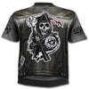 Sons of Anarchy man tees punk T-shirts