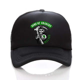 Sons of Anarchy Symbol Black Mesh Cap